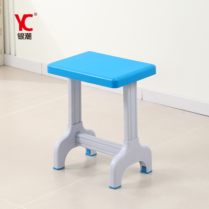 Plastic Steel Stool, Plastic Children's Student Stool, Laboratory Square Stool, Training Export School Desk and Chair