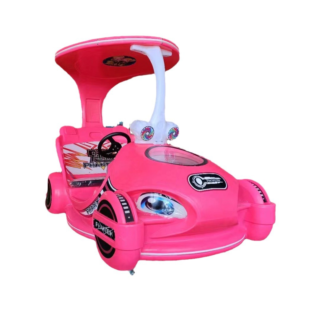 New Square Bumper Car Double Electric Kidsren's Play Car Luminous Playground Shopping Mall Park Scan Code Stall Car