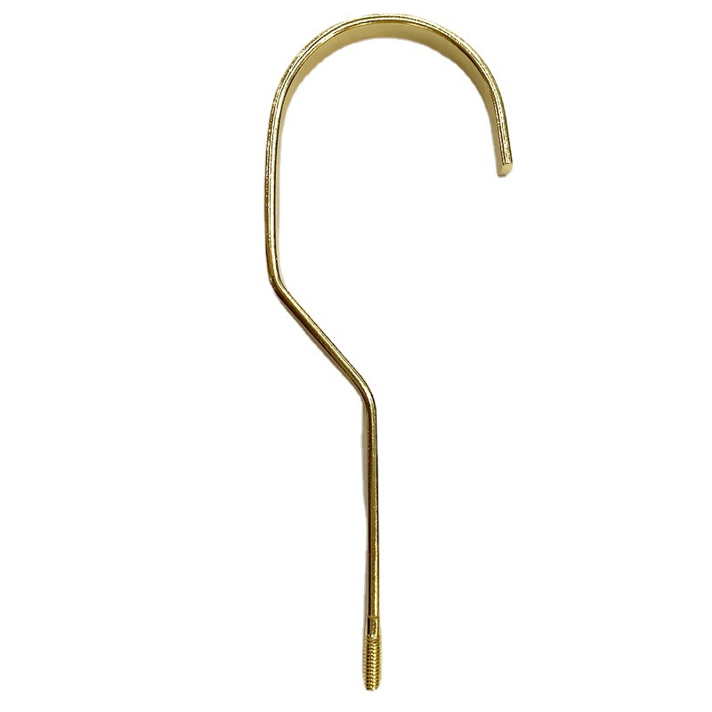 M5 Flat Hook Round Hook Fine Tooth Acrylic Cloth Hanger Hook Crystal Clothes Hanger Trouser Rack Hook Hardware Accessories Clothes Hanger Iron Hook