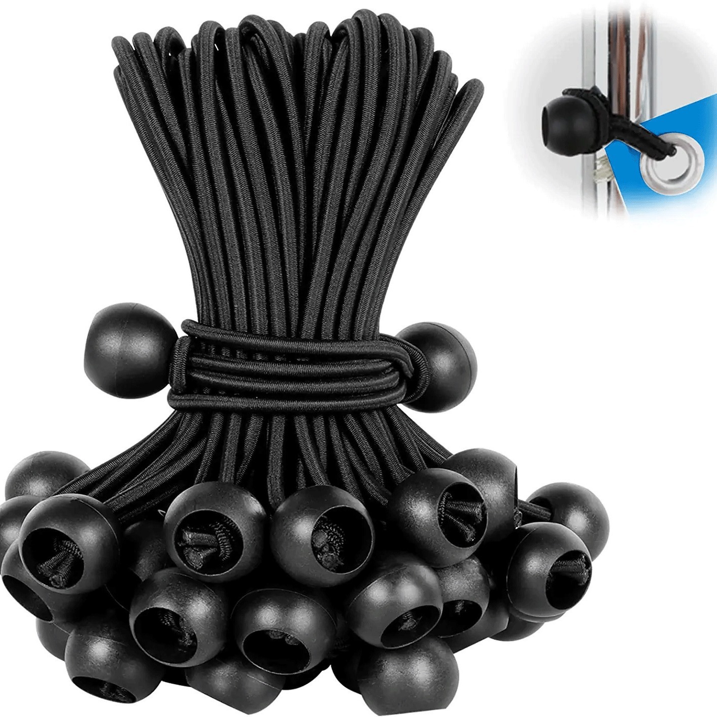 Эластичная веревка для тента, пластиковый шарик, оптовая продажа