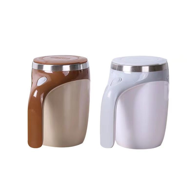 Household 304 Stainless Steel Fully Automatic Stirring Coffee Cup Magnetic Rotating One-Click Stirring Creative Lazy Coffee Cup