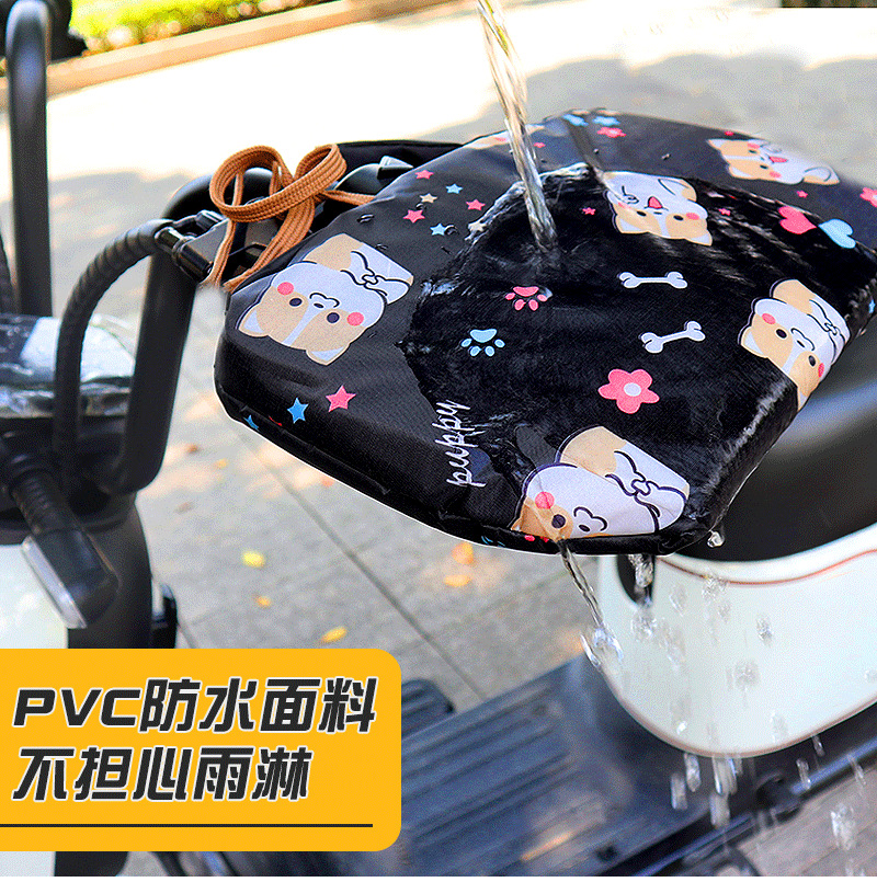 Electric Rider Handlebar Cover Winter Warm Waterproof Battery Motorcycle Gloves Windproof Thickeneded Velvet Rainproof Cotton Hand Guard