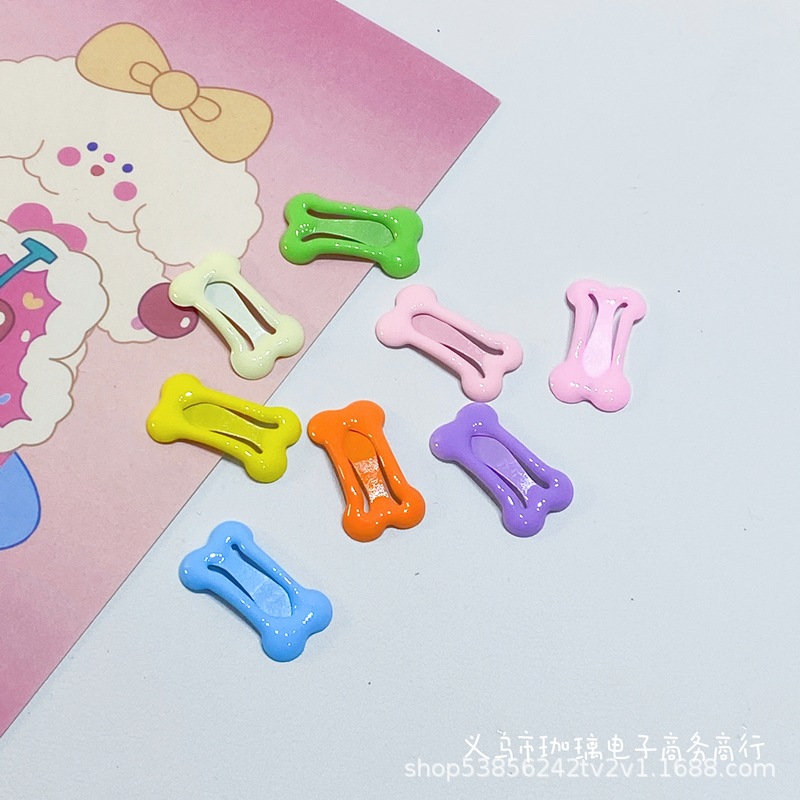 Small bone hairpin BB clip children's hairpin cute side bangs clip forehead broken pet mini hairpin headdress