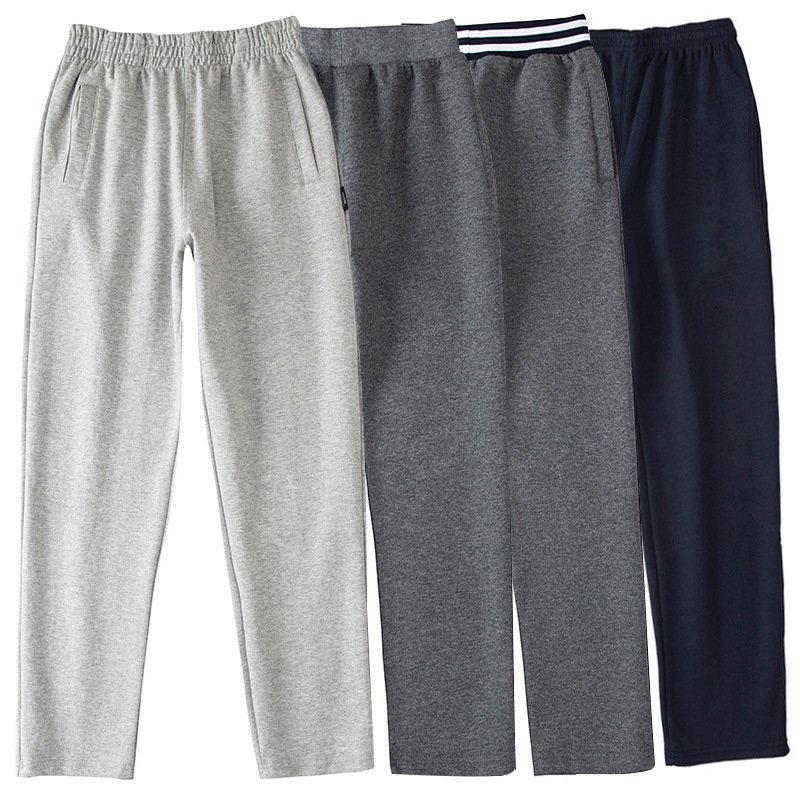 Sing Sen Tu Children's Dark Gray Sports Pants Boys and Girls Navy Blue English School Uniform Pants Fleece-Lined