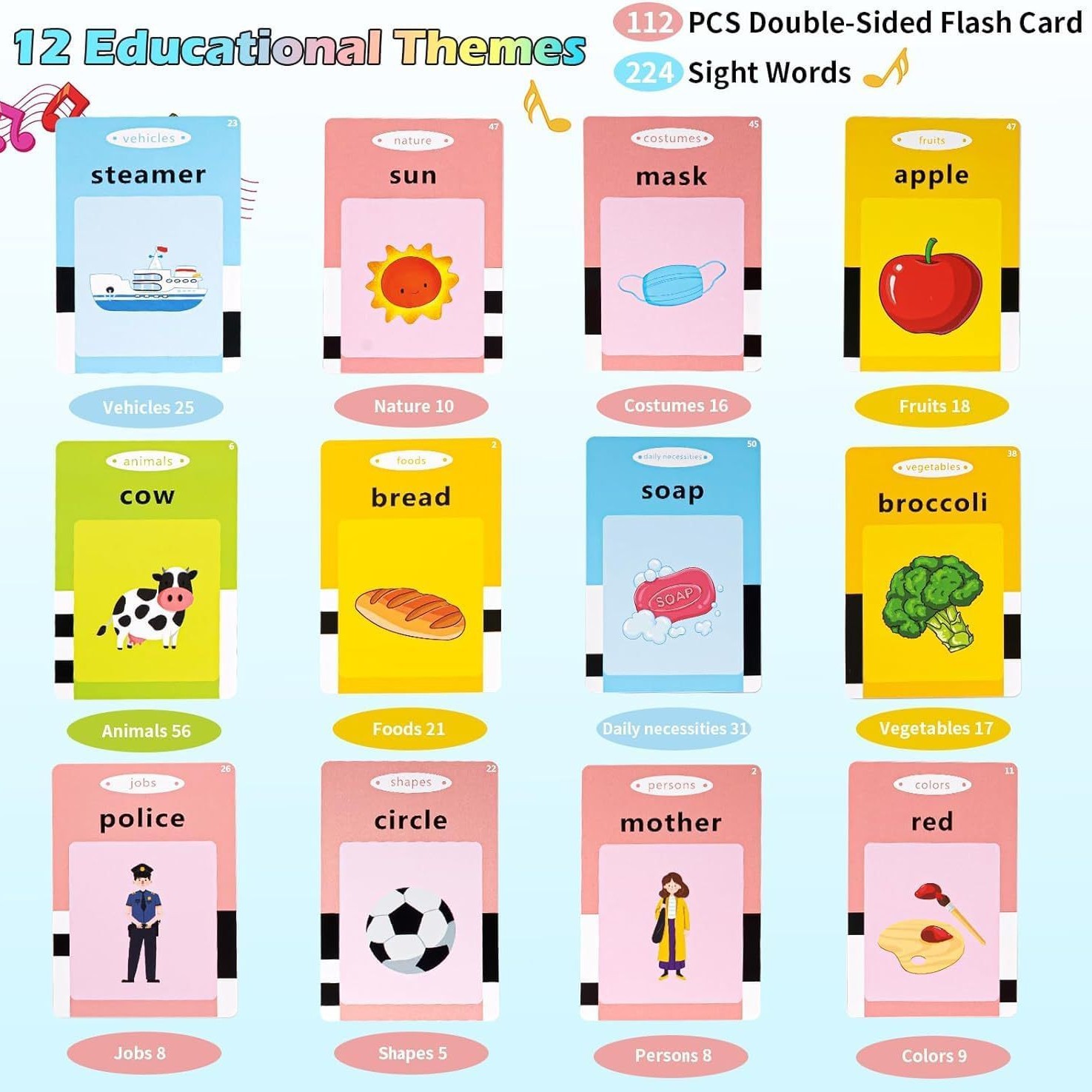 Early Education Machine Cross-border Explosions Flash Cards Children's Educational Voice Card Machine English Flash Card Learning Machine