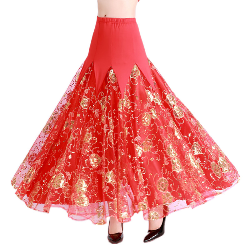 Performance Modern Dance Big Swing Dress Performance Ballroom Dance Long Dress Waltz Dress