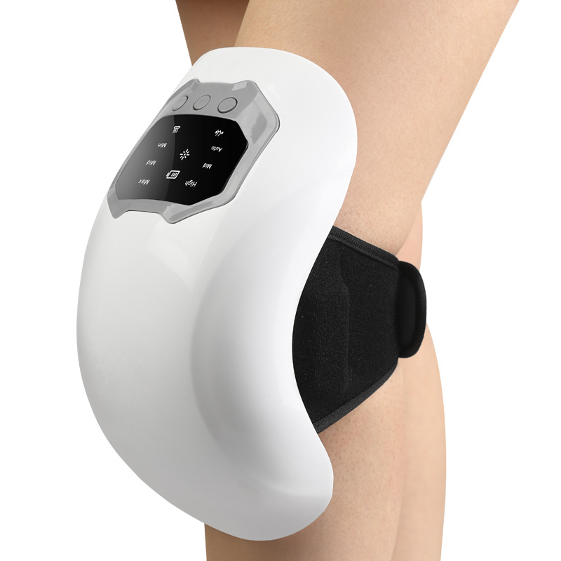 Cross-Border Multifunctional Heating Massage Knee Home Hot Compress Old Cold Leg Heating Knee Pad Red Light Vibration Massage Knee