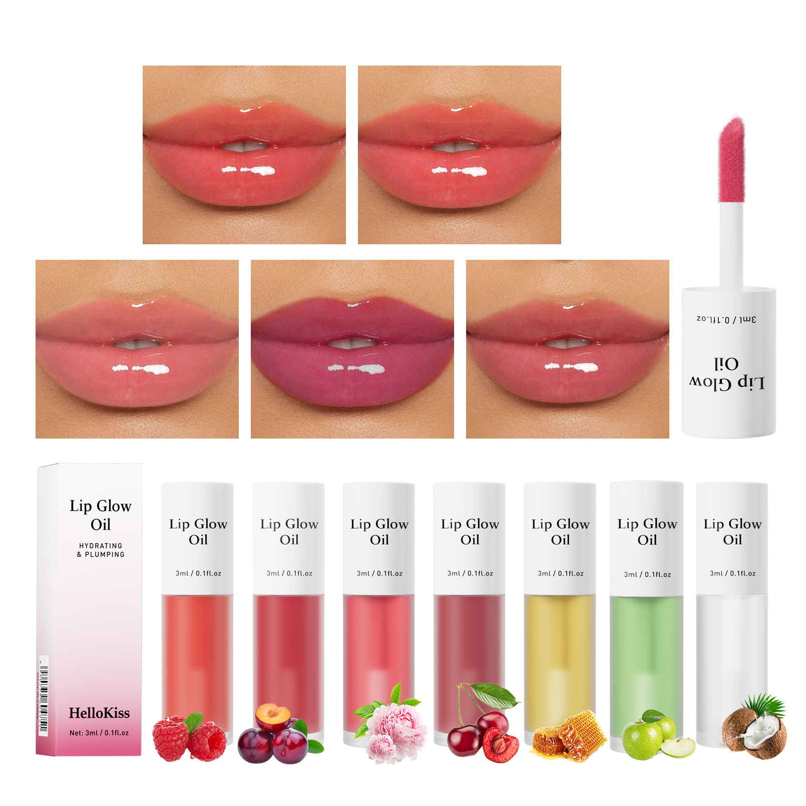 Hellokiss Fruit Lip Gloss Oil Moisturizing Repair Primer Dudu Lip Oil Tk Amazon Hot Sale