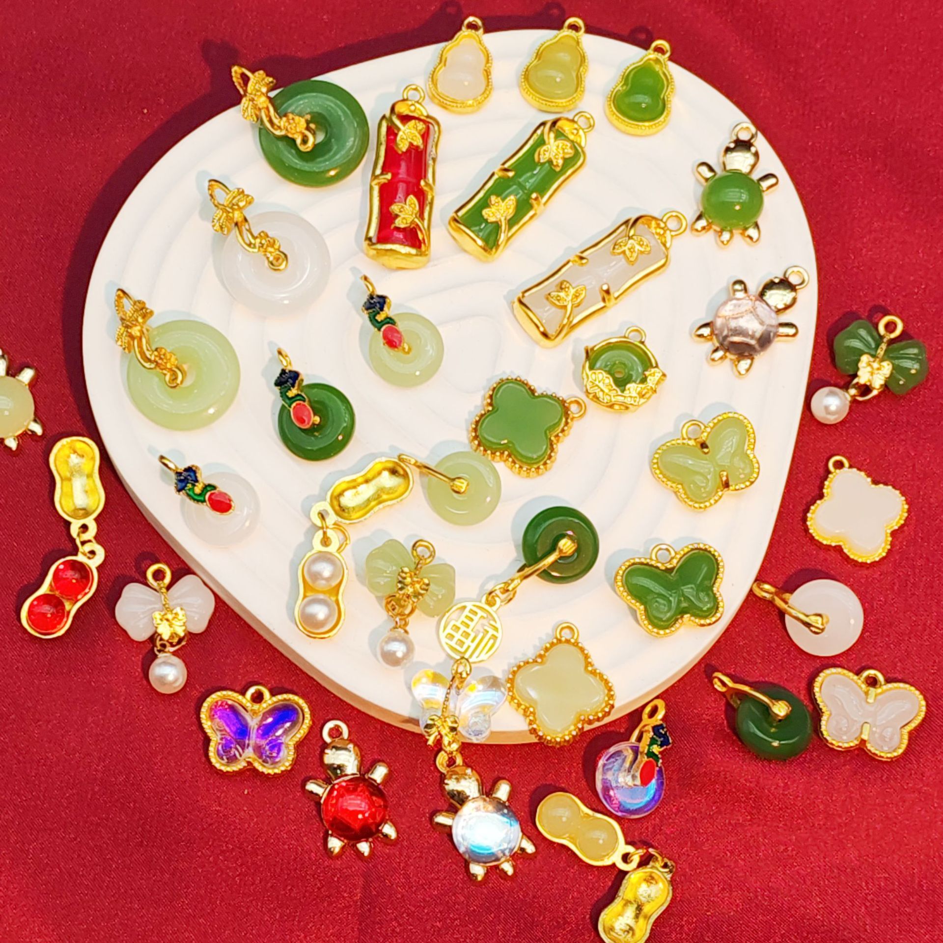 Аксессуары из сплава, подвеска, безопасная пряжка, бусины с благословляющими словами, национальный стиль, винтажные, ручная работа, материалы для DIY браслетов и ожерелий