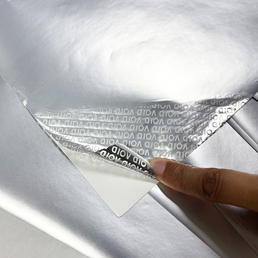 A4 Disposable Anti-Tear, Anti-Tamper, Anti-Counterfeiting Void Label Fragile Tear Invalid Seal Delivery Self-Adhesive Sticker