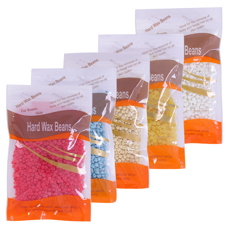 Восковые бобы для удаления волос, жесткий воск, горячий воск, без бумаги, таблетки для восковой терапии, воск для удаления волос на всем теле, многоспецифика