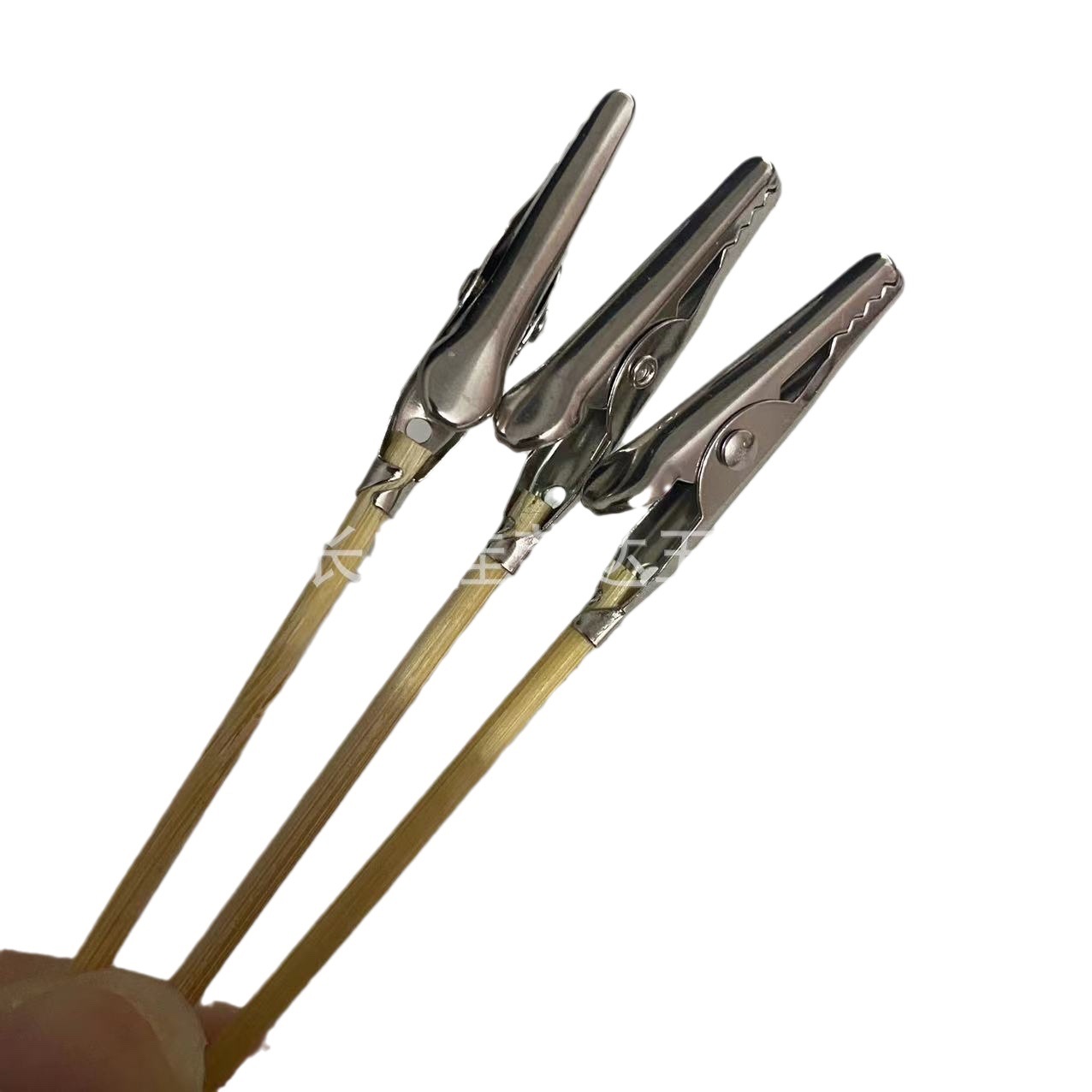 Bamboo Stick Coloring Alligator Clip Spraying Clip Gundam Hand-made Model Clip Finished Bamboo Stick Coloring Clip