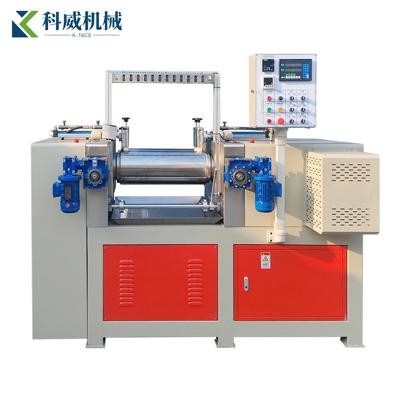 9inch Double-Roller Open-Mixer with Electrically Adjustable Hydraulic Baffle Silicone Rubber and Fluororubber Mass Production Rubber Mixing Equipment