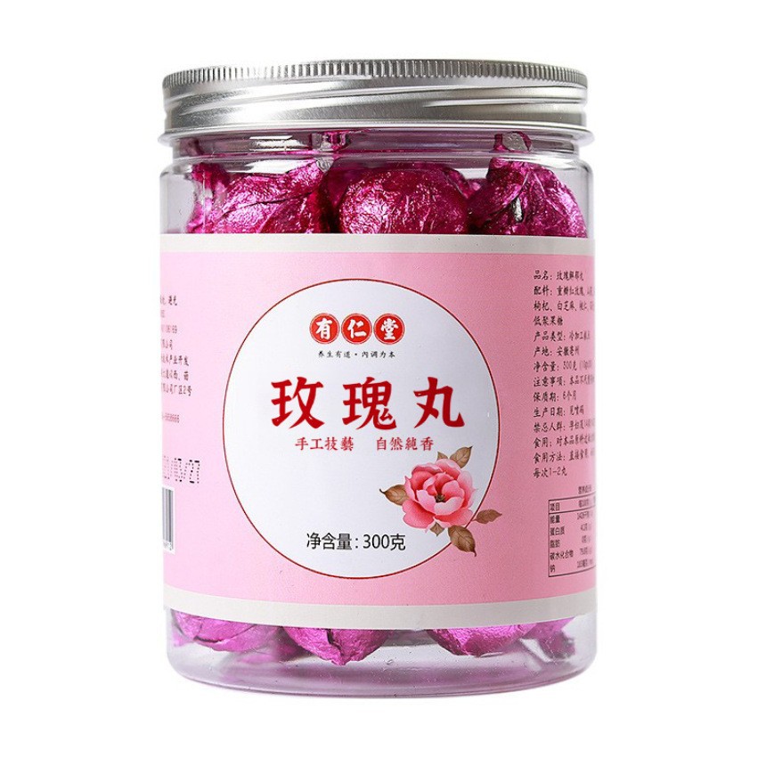 Yourentang Rose Pills Rose Six Treasures Pills Soothing and Nourishing Women's Health Pills Dai Fa Pigu Pills Rose Pills