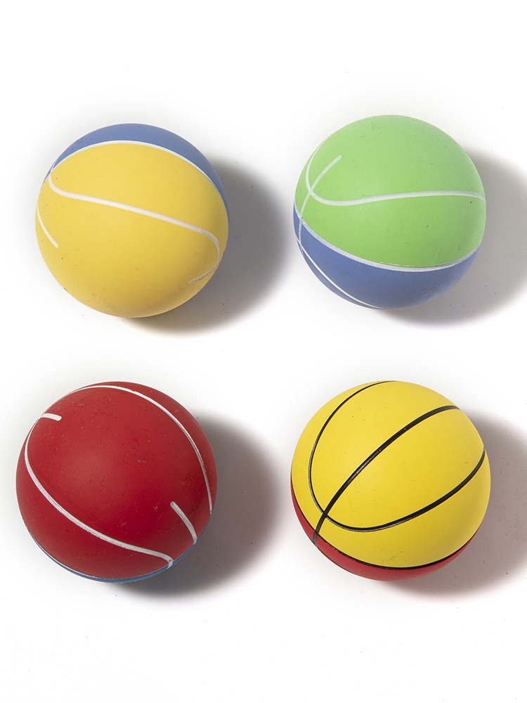 6cm super high elastic mini hollow ball decompression ball rubber hollow basketball children's toy small basketball