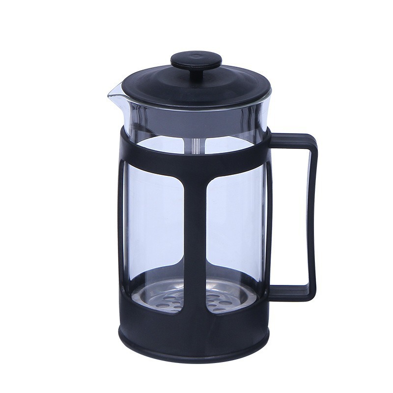 Cross-border new plastic tea maker French coffee filter press household stainless steel filter screen Press custom