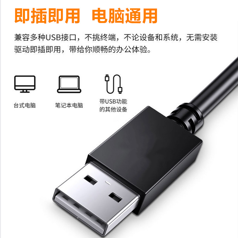 genuine goods Philips keyboard and mouse suit home office desktop notebook USB wired keyboard and mouse 2025 new products