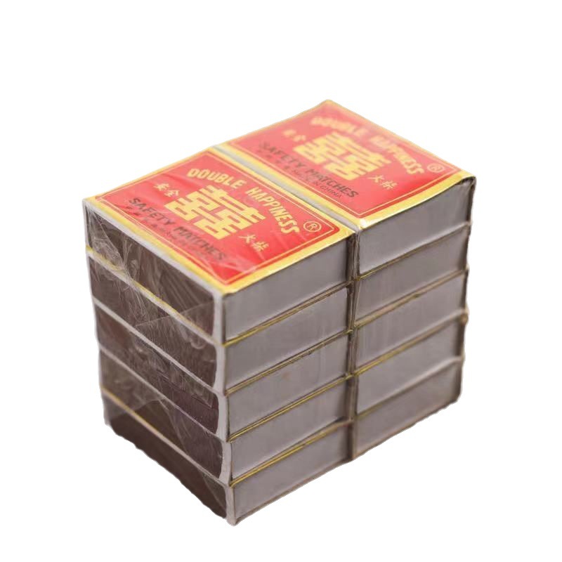 Matches Home Wholesale Cigarette Lighting Outdoor Ignition Foreign Fire Antique Nostalgia Wedding Emergency Picnic Disposable Matchbox
