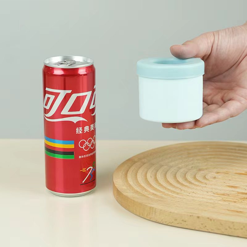 New Silicone Cylindrical Ice Tray Ice Cup Ice Storage Box Mini Cup Ice Bucket Ice Box Silicone Ice Cube Cup