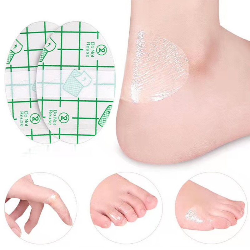 Cross-border Anti-wear Artifact Heel Sticker Anti-wear Sticker for High Heels Transparent Invisible Waterproof Bubble Sticker Independent Packaging
