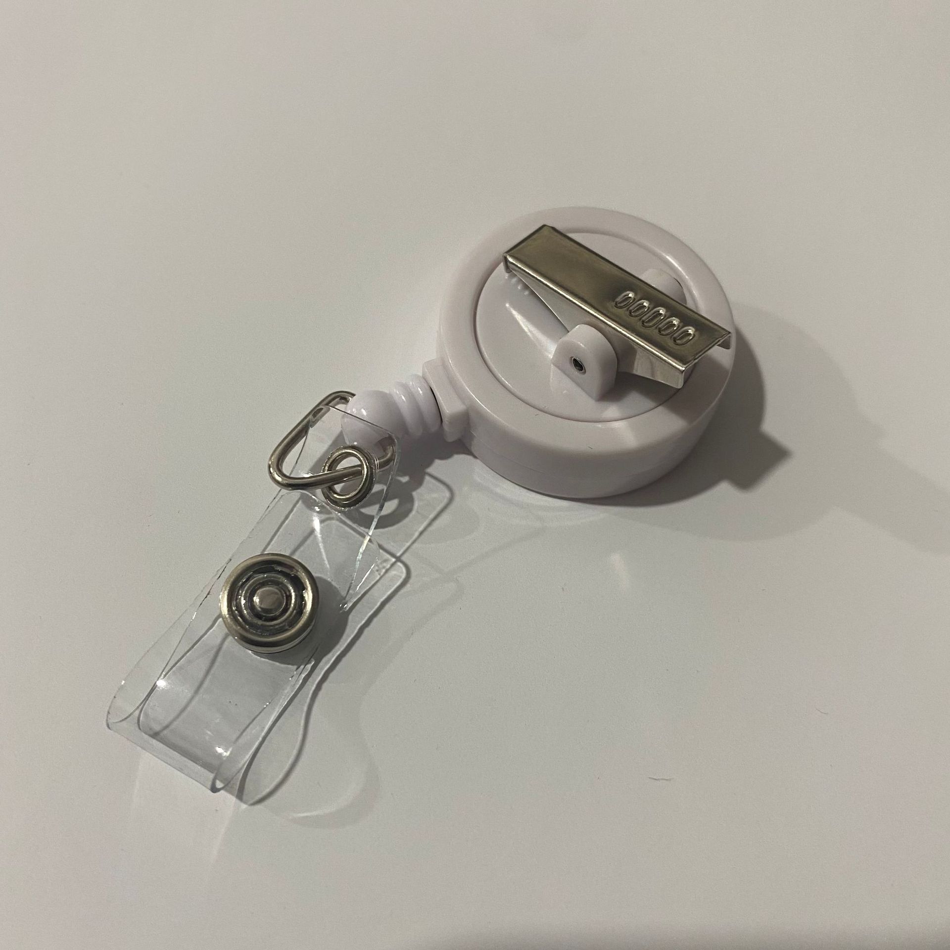 Spot Crocodile Clip Easy-Pull Buckle 360 Rotating Id Buckle Outdoor Anti-Lost Cable Puller Chest Card Clip Colorful Telescopic Buckle