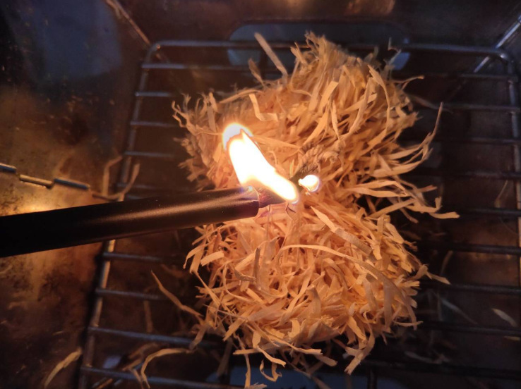 Outdoor Emergency Ignition Rope Barbecue Ignition Carbon Single 660MM Ignition FlaMMable Wax Hemp Rope Ignition Rope