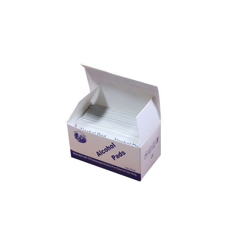 Disposable alcohol cotton jewelry maintenance mobile phone screen nail glasses cleaning disinfection 100 pieces alcohol tablets wholesale