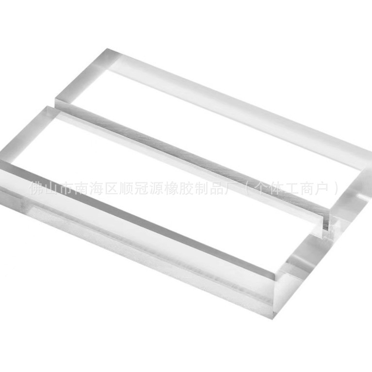 Transparent Acrylic Business Card Base Dining Place Card Slot Holder Wedding Party Digital Table Number Plate Fixed Bracket Base