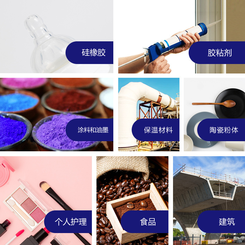 Huifu Nano Sio2 Vapor Phase Silica Nano Silica White Carbon Black Powder Nanoscale New Material