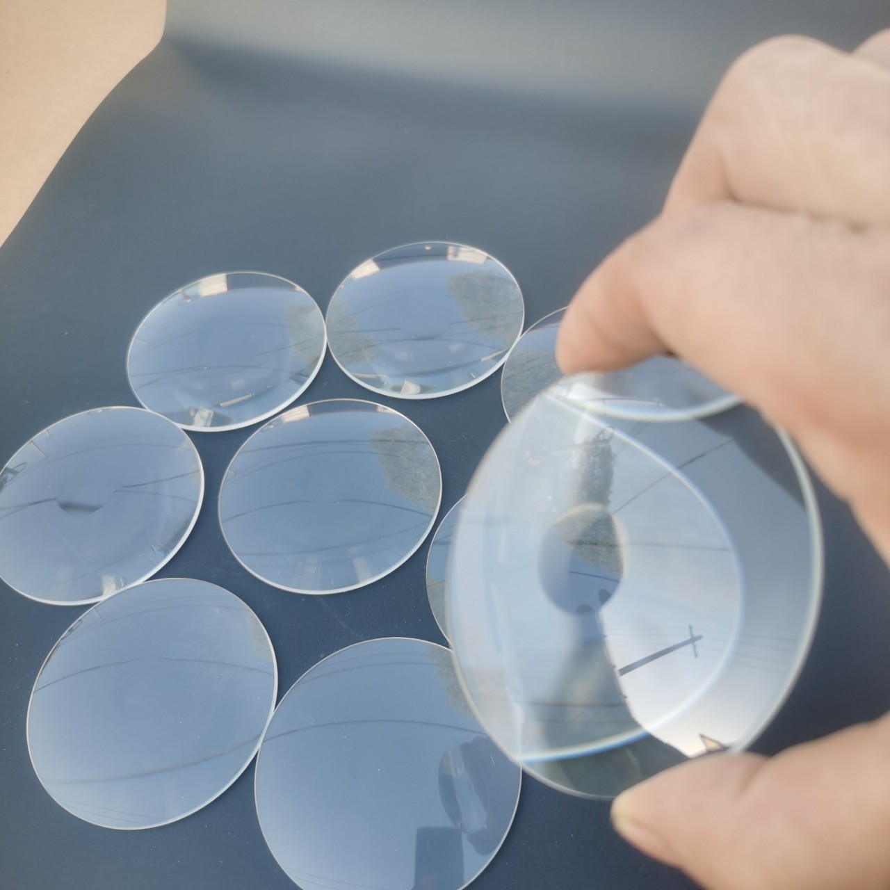 Colorless Optical Lens Window Piece Optical Instrument Filter Led Light Glass Filter K9 High Temperature Resistant Color Filter