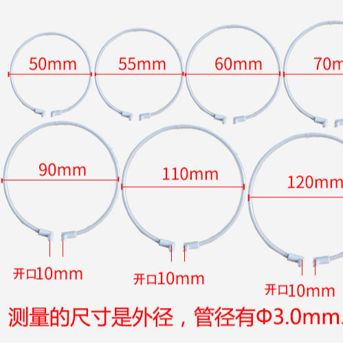 Factory wholesale ccfl cold cathode angel eyes car day light ring lamp 60mm/80/120mm