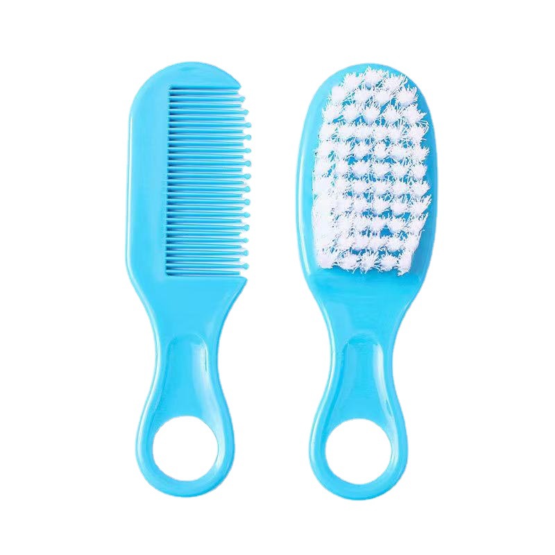 Baby safety comb baby head care comb brush combination baby massage comb brush set