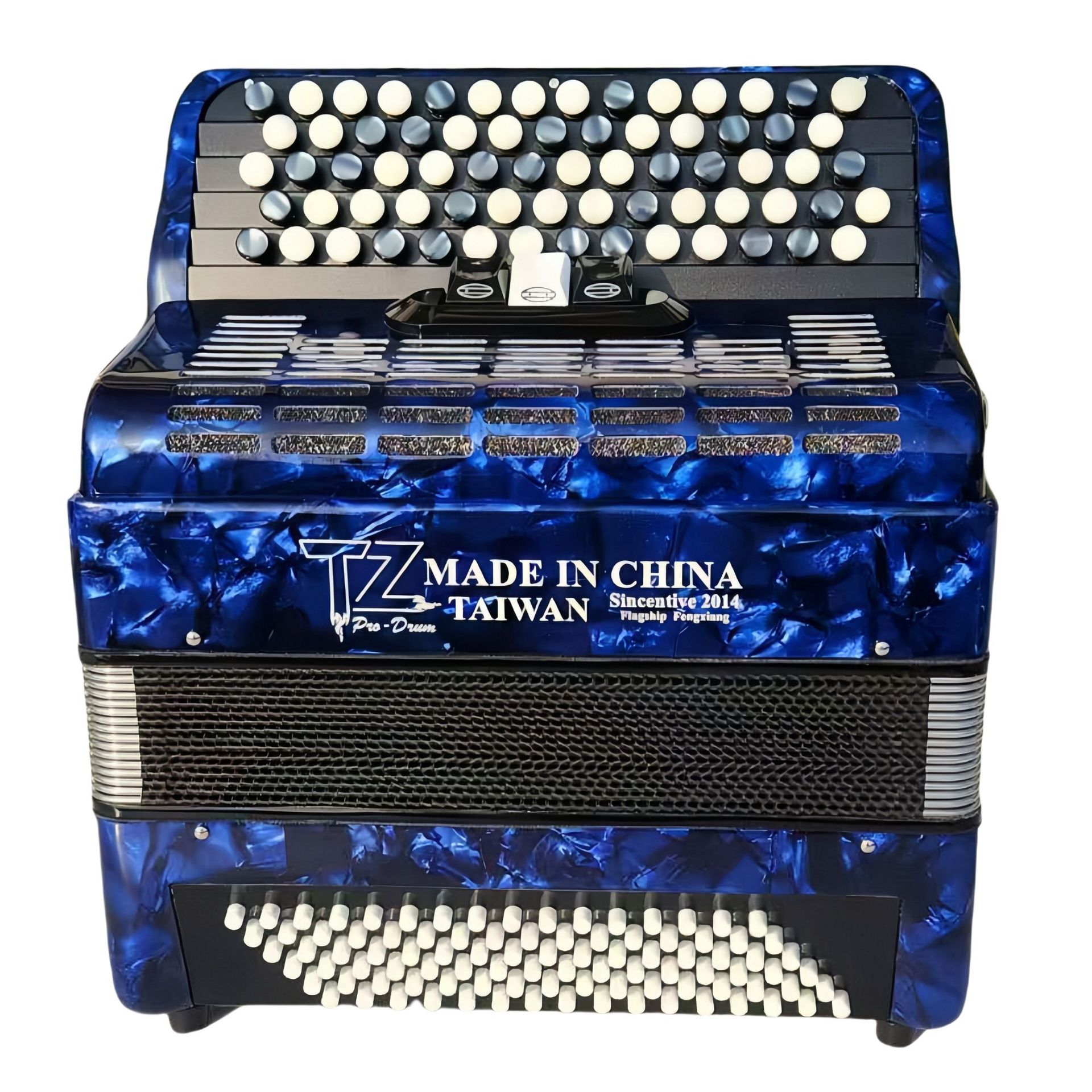 Cross-border Hot Sale Professional 96 Bess Three-changer Bayan Accordion Professional Button Accordion Lightweight Organ