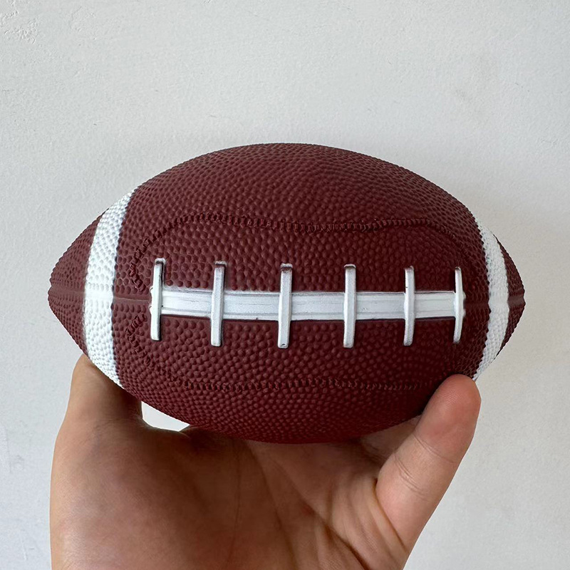 Rugby PVC vinyl toy ball inflatable rugby 18cm2 toy American football factory direct sales