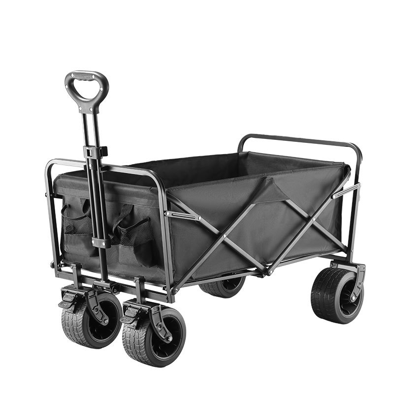 New Camping Cart for Outdoor Camping, Outings, Grocery Shopping, Folding Camping Cart, Portable Picnic Cart