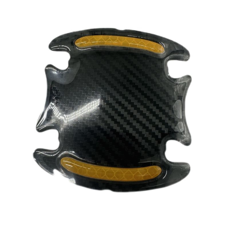 Car Handles Paste Carbon Fiber Pattern Reflective Door Bowl Decorative Paint Surface Anti-scratch Scratch Universal Car Door Bowl Protective Paste