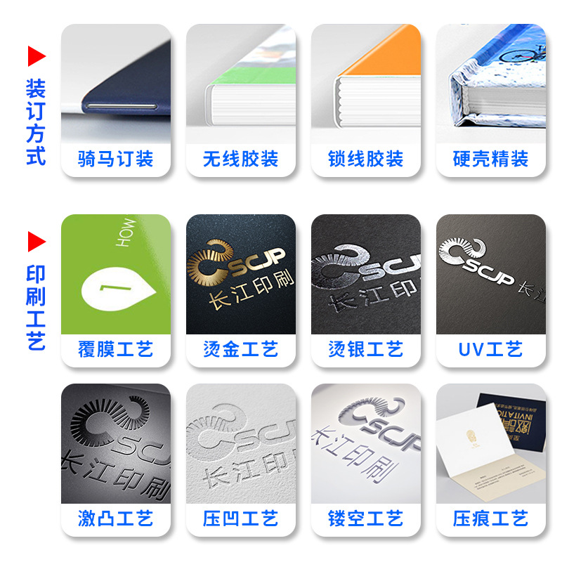 Album Printing Factory Prints Corporate Exhibition Product Promotion Catalog Album Customized A4 Hardcover Book Printing