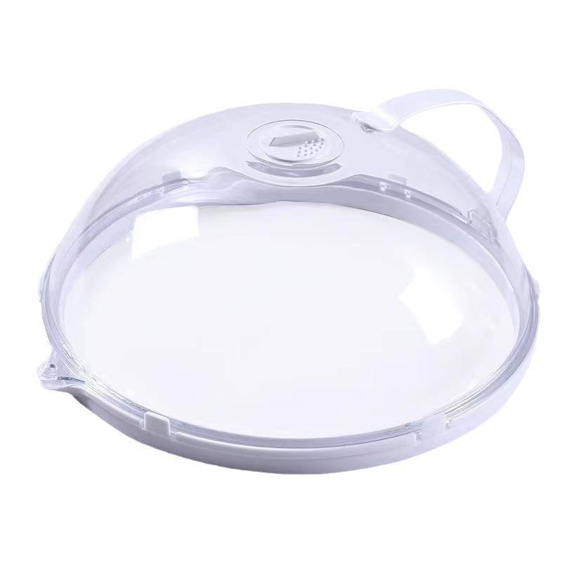 Microwave oven high temperature heating special cover splash-proof oil-proof transparent visible kitchen special fresh-keeping cover oil-proof cover