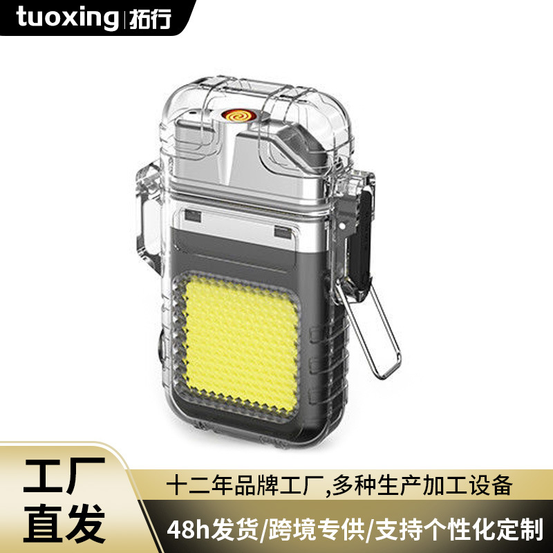 Новый портативный мини электронный зажигалка, зажигалка для outdoor, ветрозащитная, электромагнитная, кросс-бордовая поставка