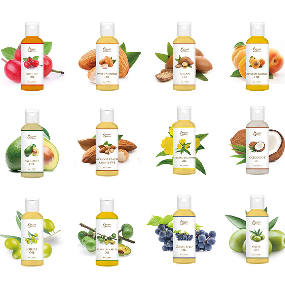 Небольшая бутылка масла жожоба, кокосового масла, масла жожоба, масла виноградных косточек, растительное базовое масло для салона красоты