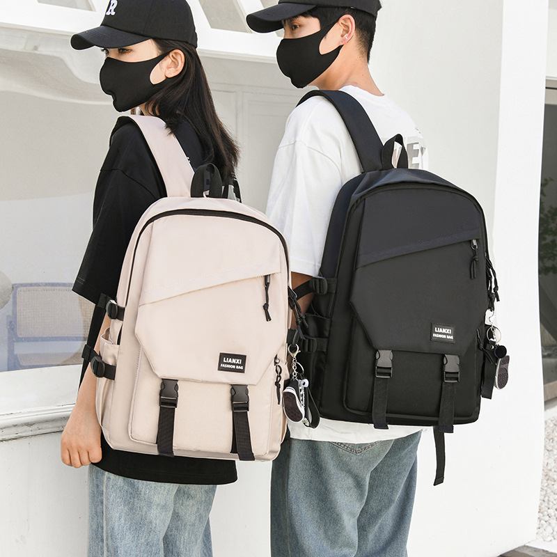 Школьные рюкзаки для студентов колледжа, рюкзаки для повседневных поездок, мужские и женские рюкзаки, корейская версия, простые и универсальные рюкзаки для женщин