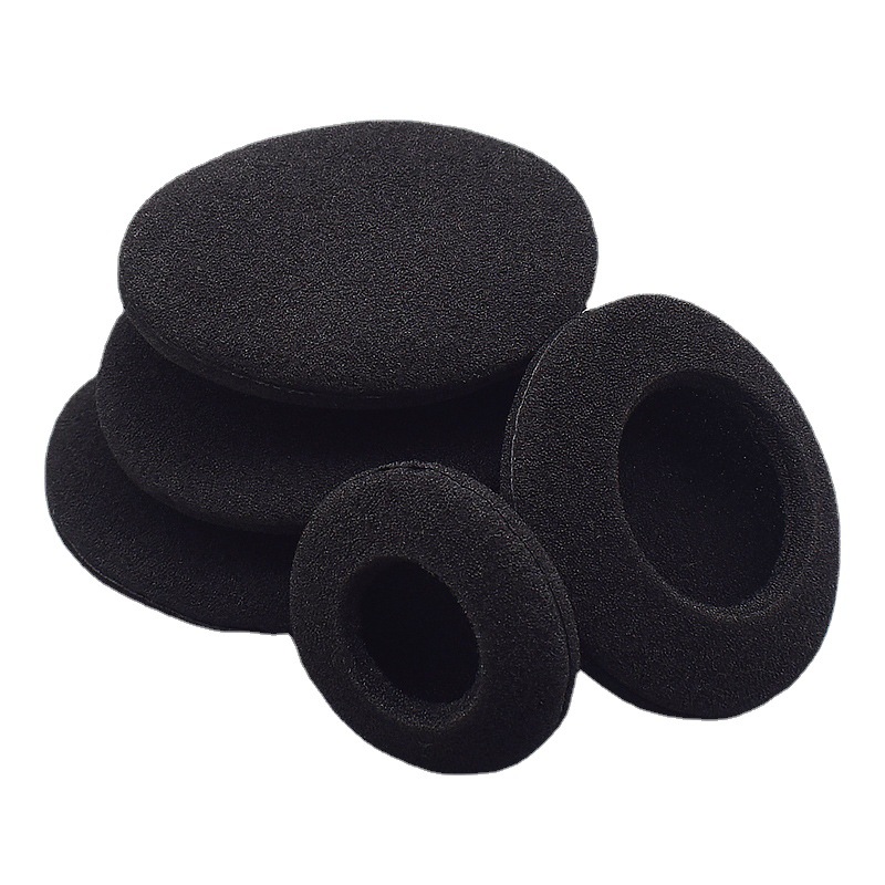 Cross-border supply 3.5cm 4.5cm 5/6cm ear-hanging round thickened earphone plug cover ear cotton cover large sponge cover