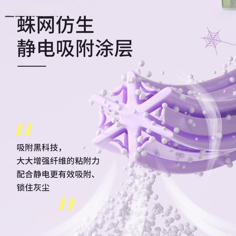 New Electrostatic Dust Duster Household Vehicle Dust Sweeping Ash Chicken Feather Duster Cleaning Foldable Cleaning Batch