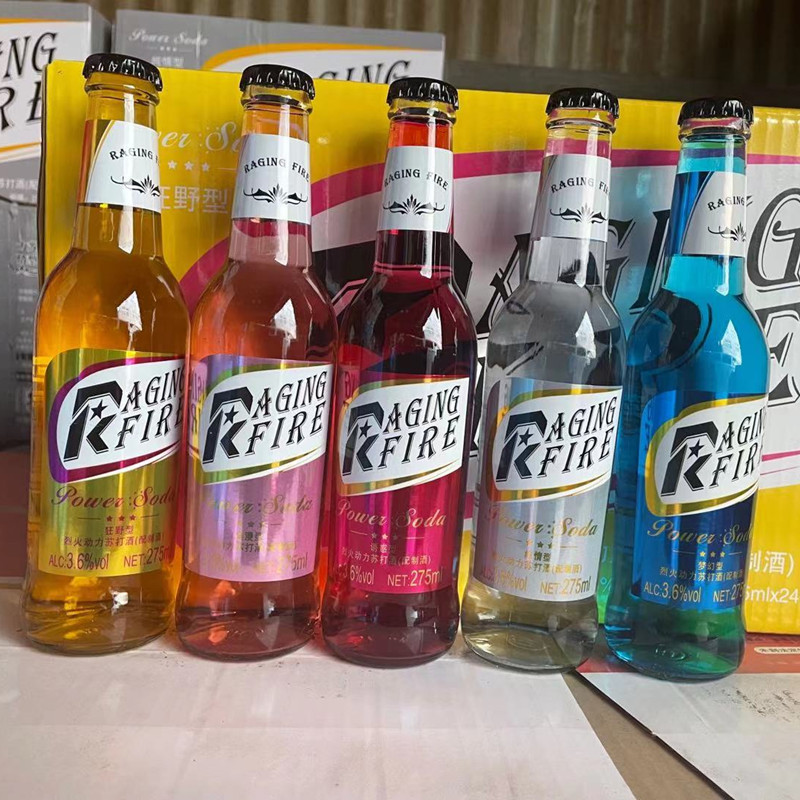 Прямые поставки с завода газированный напиток на огне 275мл 24 бутылки KTV бар женский низкокалорийный
