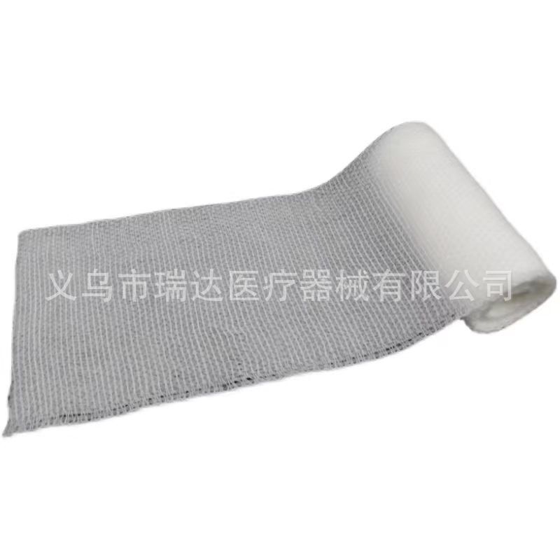 Chinese PBT Bandage Elastic Bandage Elastic Mesh Breathable Bandage Fixed Wound Ankle Protection Splint Gauze Tape
