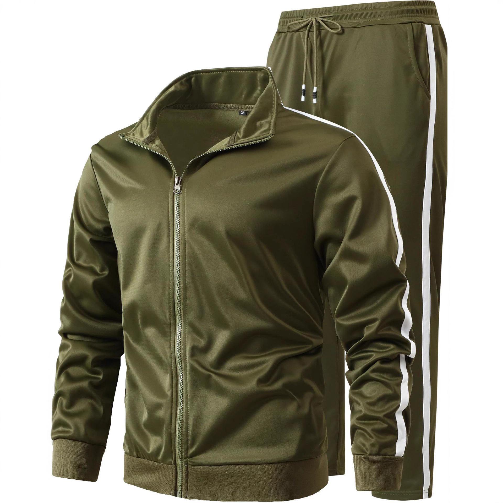 Men's Spring and Autumn Student Casual Sports Suit Youth Sweatshirt Fashion Sportswear Men's Korean Style Slim Two-Piece Set