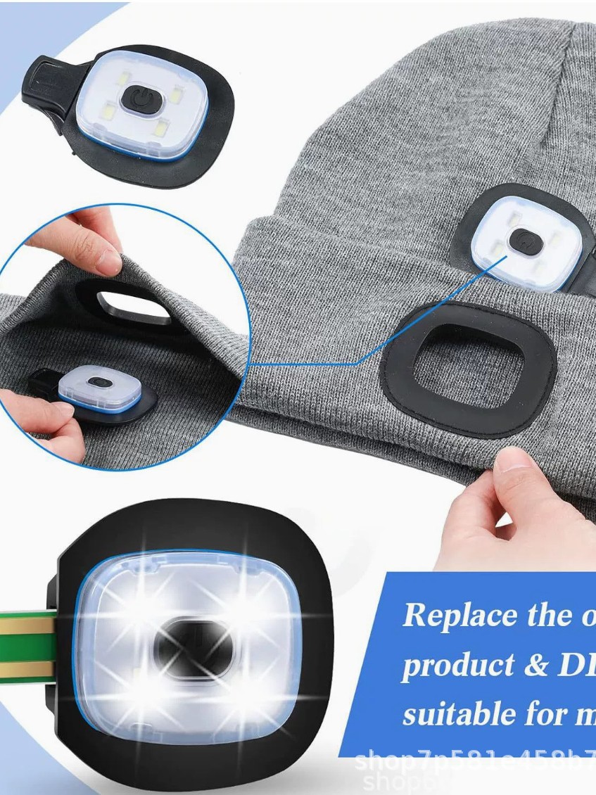 Cap Lamp Knitted Cap Lamp LED Charging Cap Lamp, USB Knitted Cap Lamp USB Charging Cap Lamp Charging LED Cap Lamp