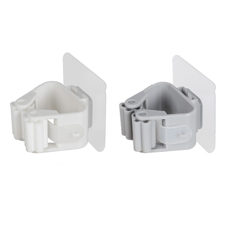 Strong seamless mop clip punch-free bathroom multi-function suction cup wall hanging buckle broom hook hanging rack wholesale