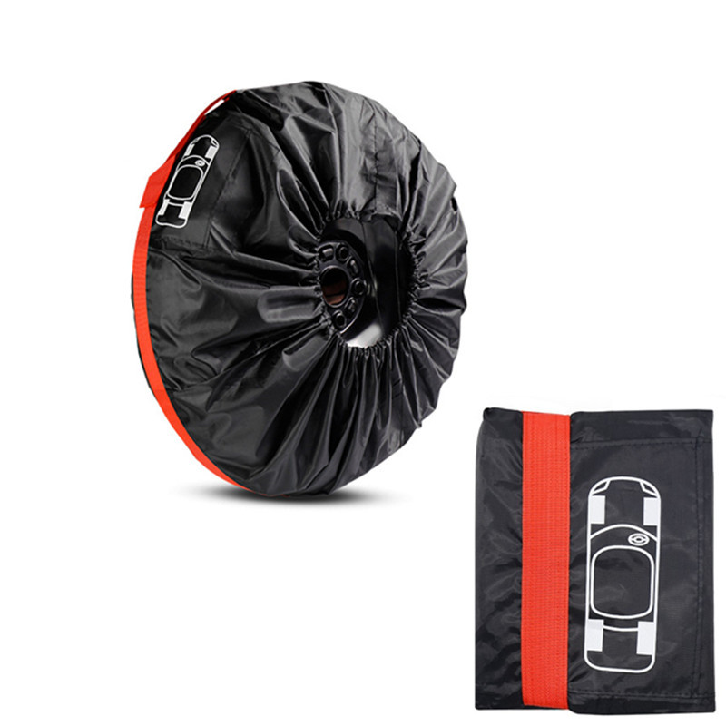 Cross-border hot-selling car supplies car tire cover spare tire cover snow tire storage bag tire protective cover
