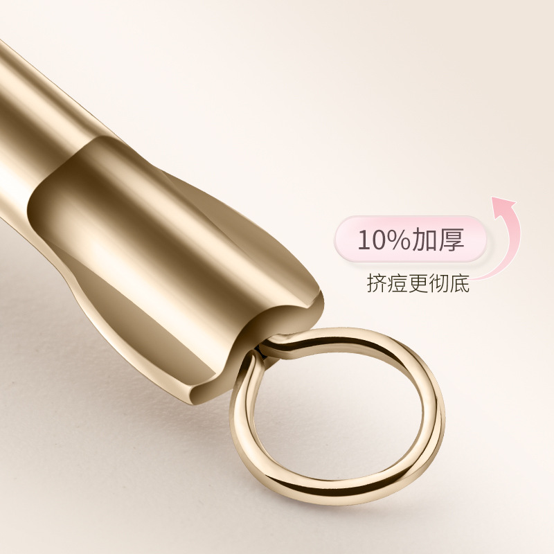 Gold Tip Fine Acne Needle Single Blackhead Removal Needle Acne Picking and Squeezing Acne Tool Full Set Needle Clearing and Scraping Closed Mouth